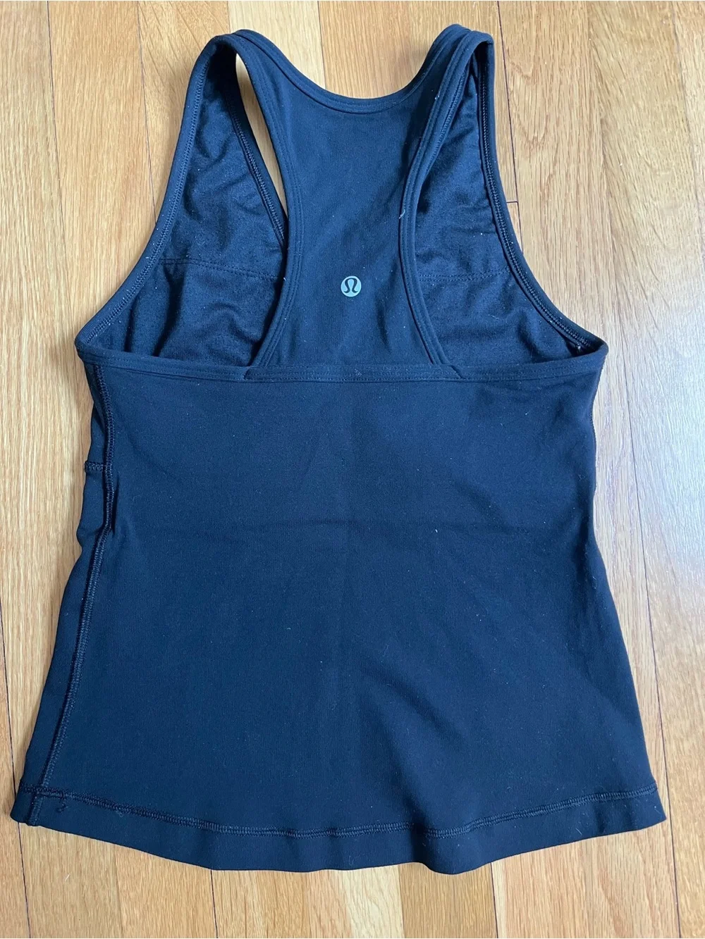 lululemon athletica Black Workout Tank with Racerback